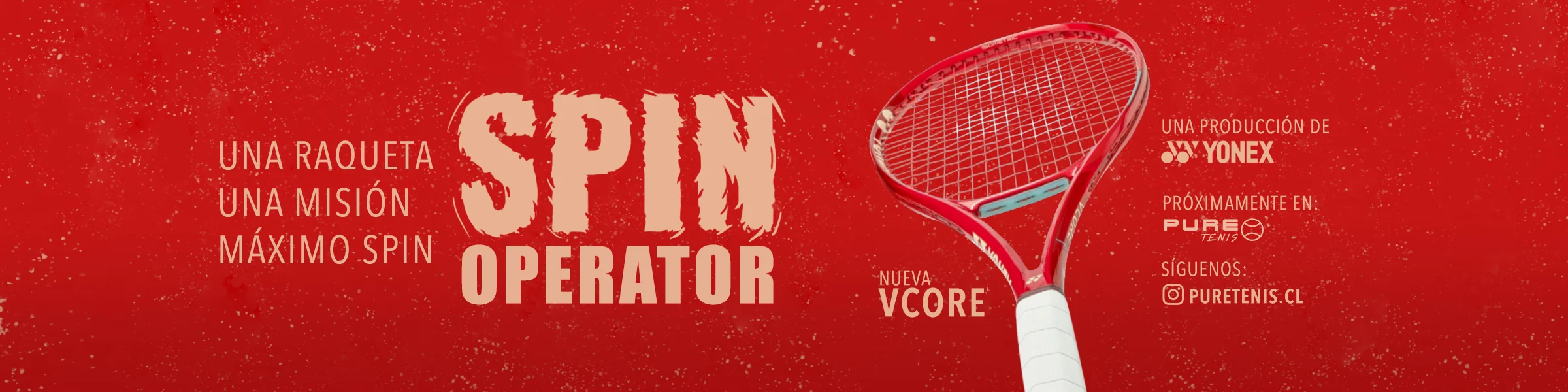 Raqueta Yonex VCORE Spin Operator - Máximo efecto y control