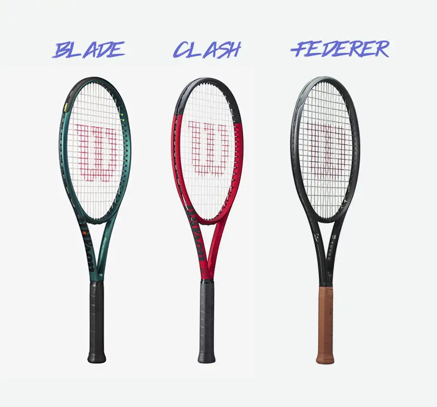 raquetas de tenis de la marca wilson
